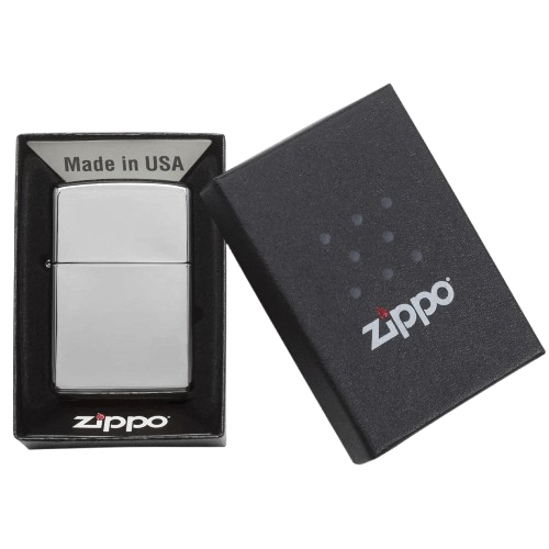 Zippo Lighter - High Polish Chrome