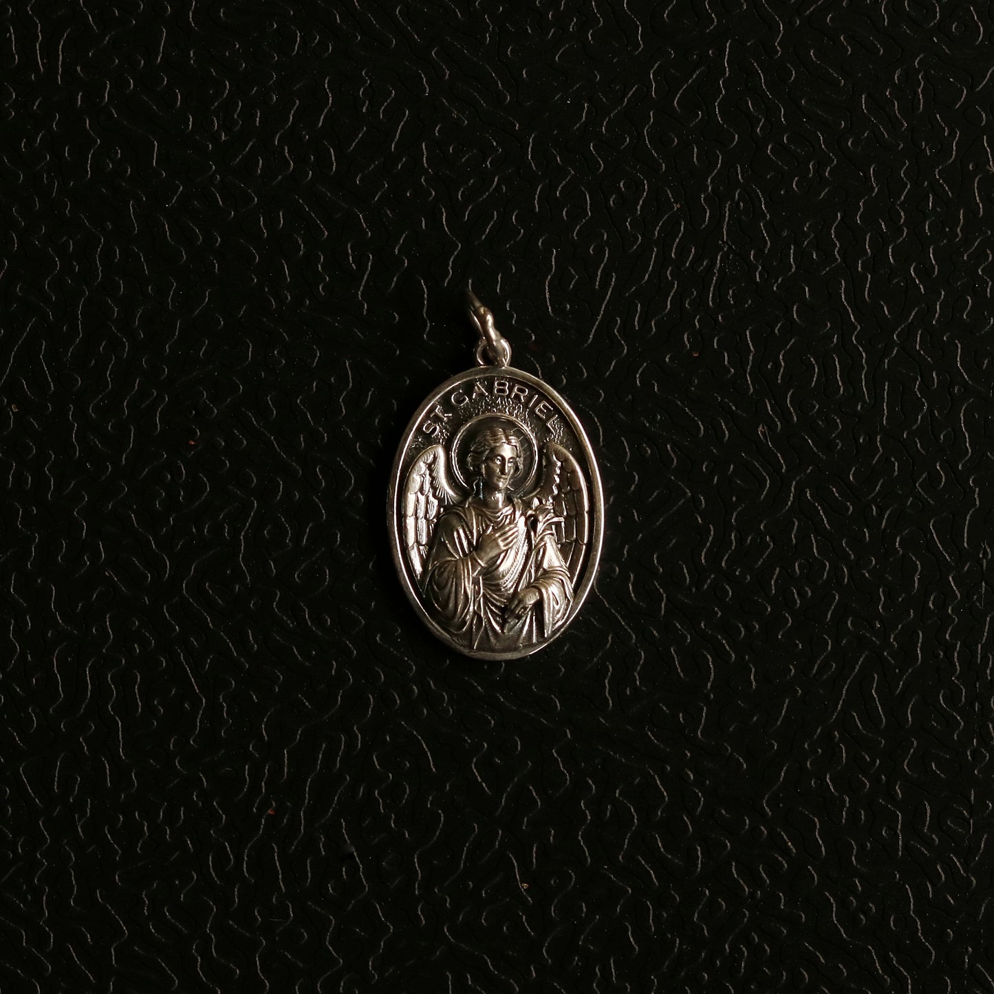 Silver St Gabriel Pendant and Chain