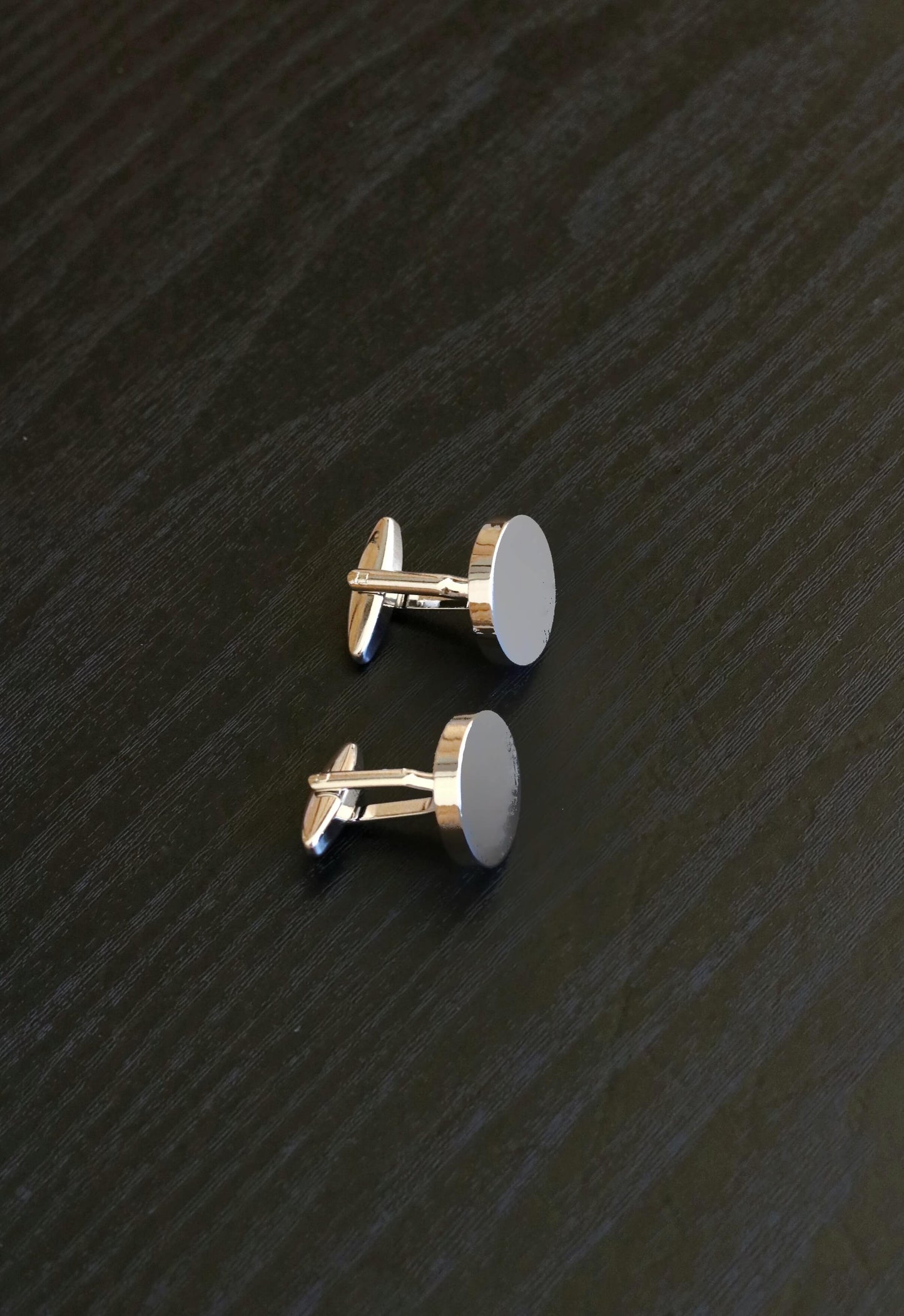 Round Cufflinks - Silver