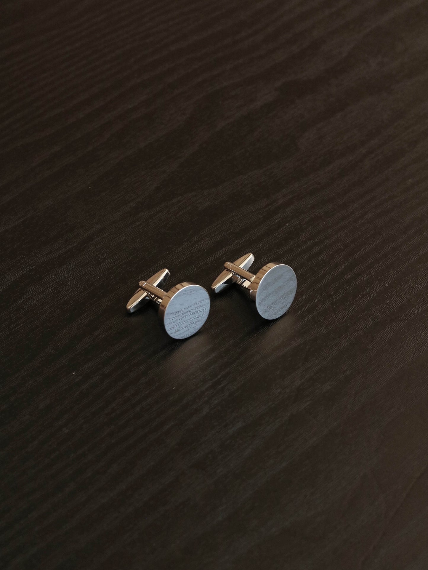 Round Cufflinks - Silver