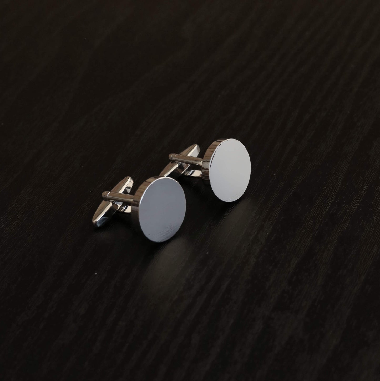 Round Cufflinks - Silver