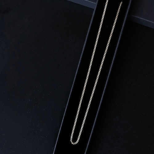 Men's Silver Cuban Miami Curb Chain