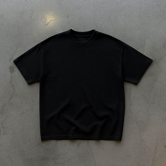 Plain Gents Tee Black/White