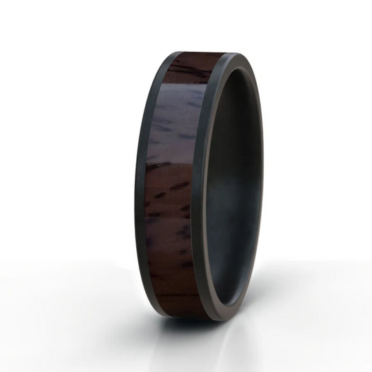 Leadwood Ring - Carbon Fibre