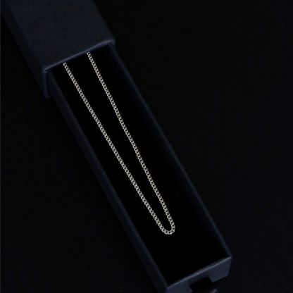 Men's Silver Cuban Miami Curb Chain