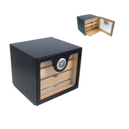 Four Drawer Humidor - Glass Door